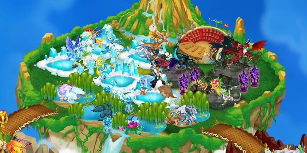 mini jungle island dragon city 2018