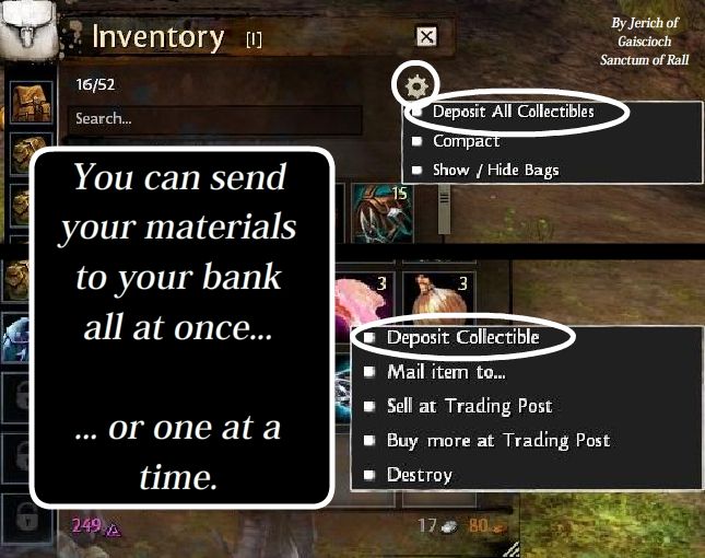 How to Deposit your Materials to Your Bank