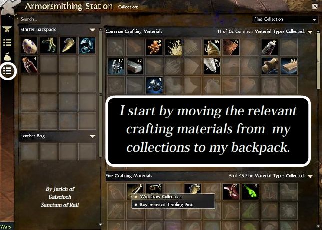 The Collections Tab
