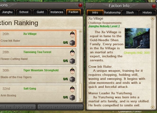 age of wushu factions guide