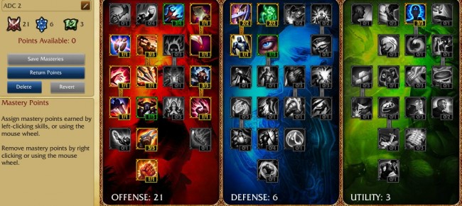 Caster ADC 2 Masteries