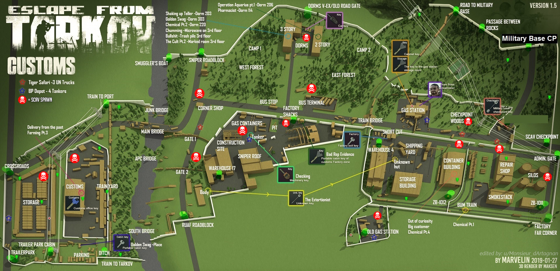 escape from tarkov reserve map 2021