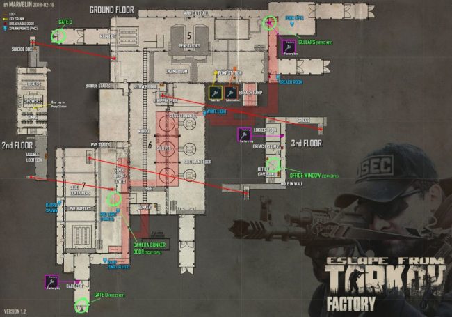 escape from tarkov factory map