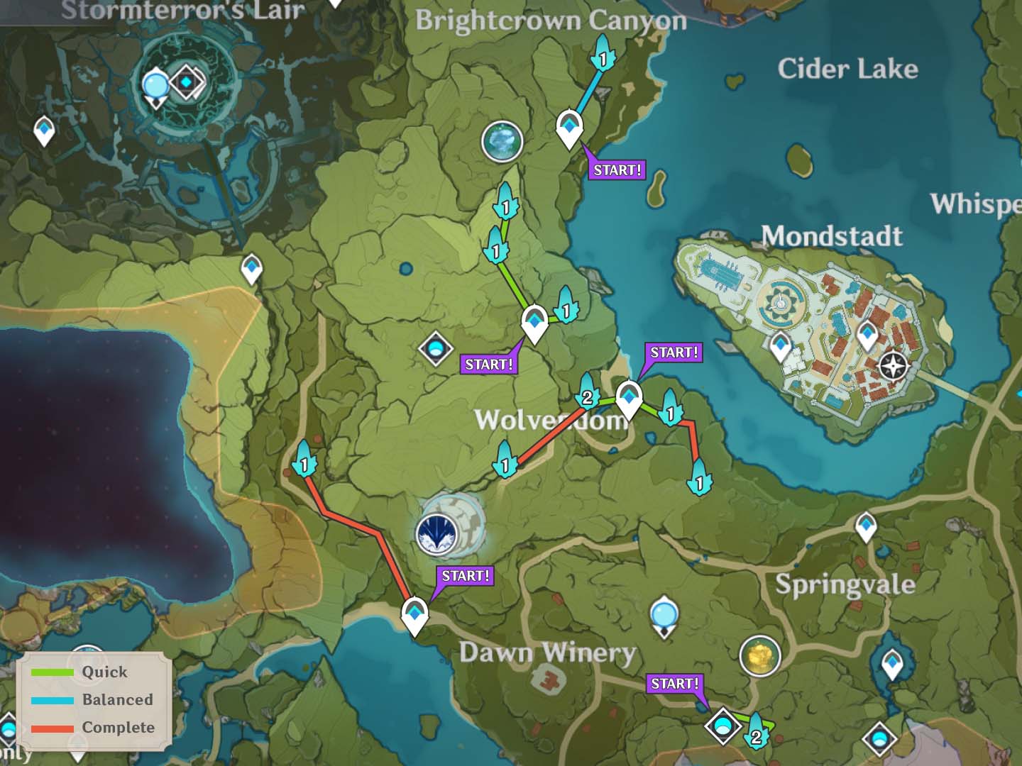 Официальная интерактивная карта genshin impact
